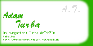 adam turba business card